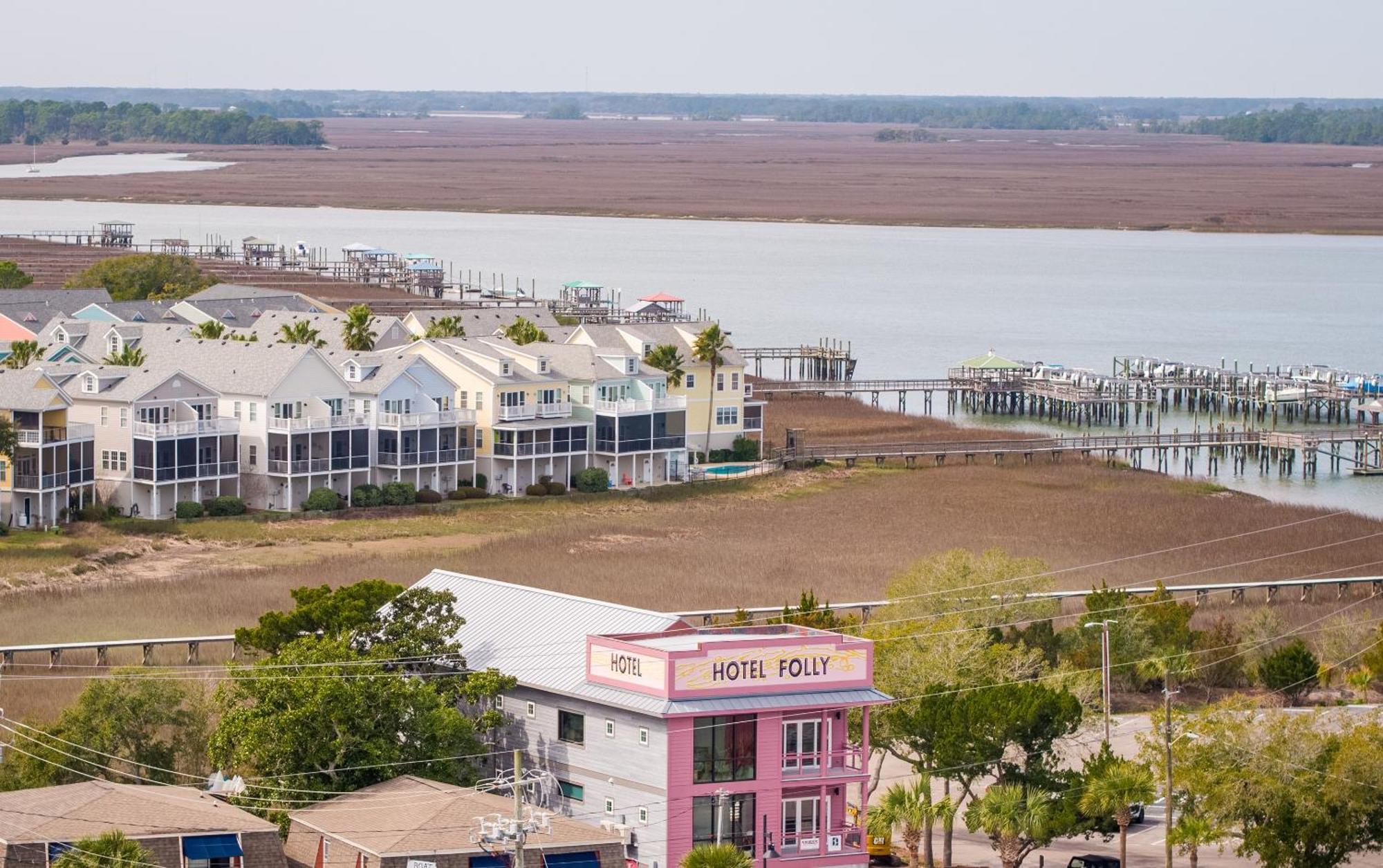 Hotel Folly With Marsh And Sunset Views Folly Beach Dış mekan fotoğraf